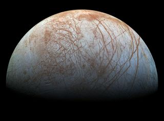 Jupiter's moon, Europa. 