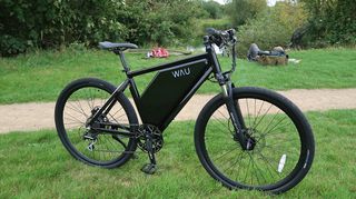 best electric bike WAU X Electric Bike at a park