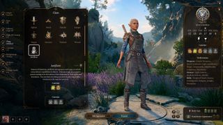 Selecting Artificer in the Baldur's Gate 3 character creator