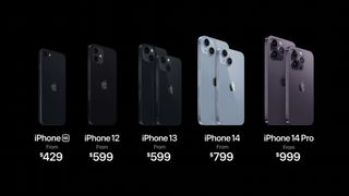 iPhone lineup