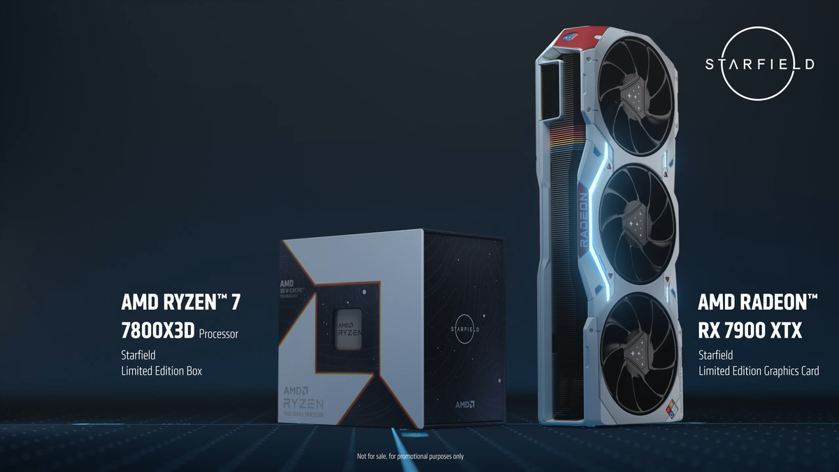 AMD Limited Edition Starfield-Themed 7800X3D &amp; 7900 XTX