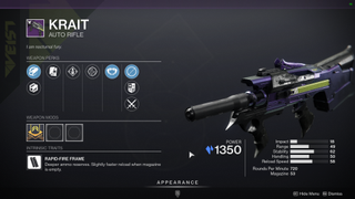 Image of the Krait auto rifle