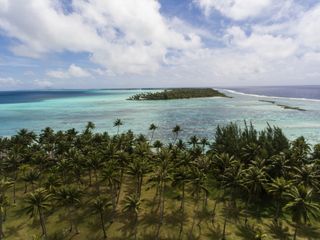 DJI Phantom 4 drone footage over Vahine Island