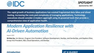 IDC: Modern Application Resilience with AI-Driven Automation