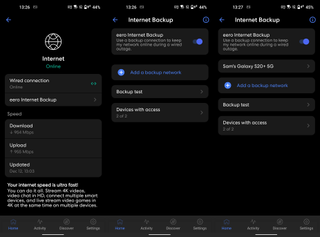 eero Internet Backup on eero Pro 6E