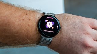 Daily Readiness in Morning Brief on Pixel Watch 3 on wrist