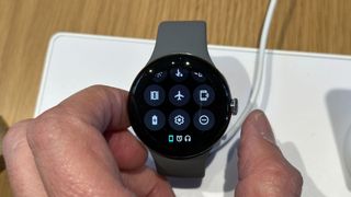 Google Pixel Watch hands on quick settings