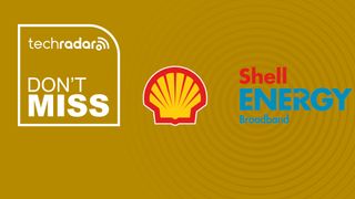 Shell Energy Broadband logo on yellow background with don&#039;t miss text