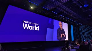 Charlie Kawwas, president, Semiconductor Solutions Group at Broadcom, onstage at Dell Technologies World 2024.