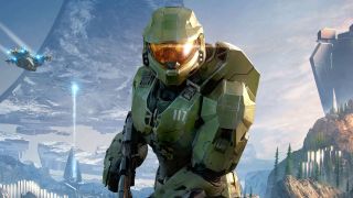 Master Chief op de cover van Halo Infinite