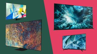 8K TVs collage