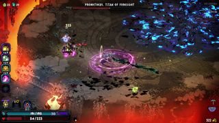 Hades 2 Prometheus boss fight attacking