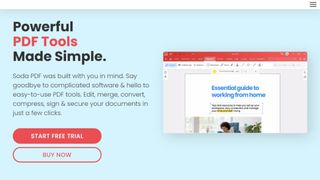 Website screenshot for Soda PDF