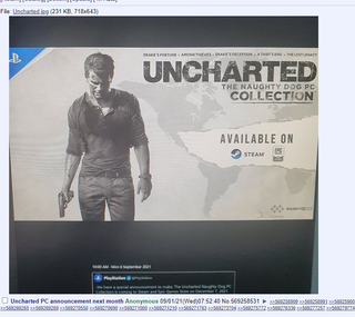 Leaked image of Uncharted Collection for PC