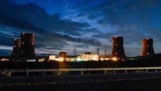 The Three Mile Island Nuclear Plant, set to be used by Constellation and Microsoft, is seen on September 21, 2024 from across the river in Etters, Pennsylvania.