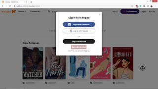 Wattpad password