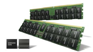 Renderöidyt kuvat Samsungin DDR5 RAM-muistista