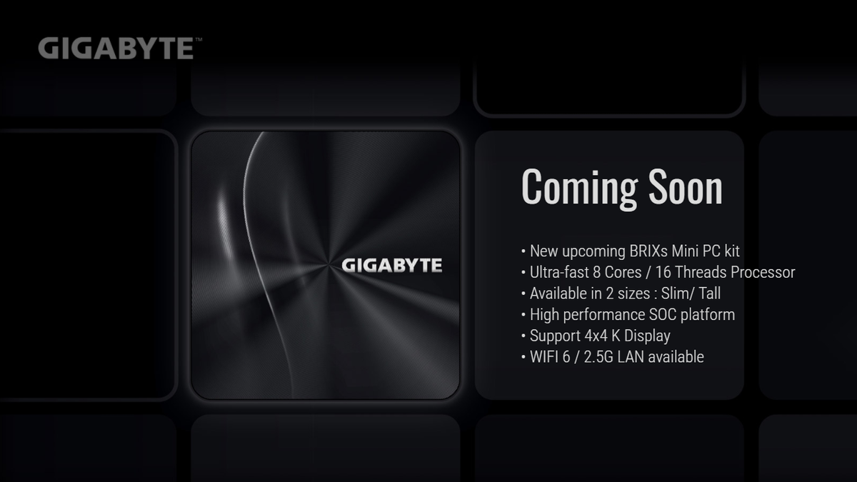 Gigabyte Renoir BRIX Sneak Peek