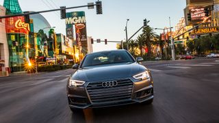 Audi's A4 cruising down The Strip