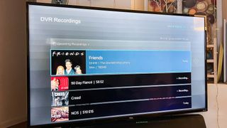 DirecTV Stream upcoming DVR recordings