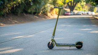 Unagi Model One E500 on a paved road