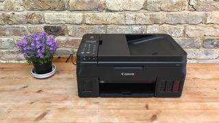 Canon Pixma G4510 in a home office during our tests