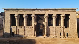 An ancient Egyptian temple