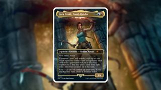 Lara Croft, Tomb Raider Magic: The Gathering card