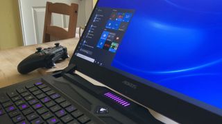 Aorus 17X Focus On The Start Menu