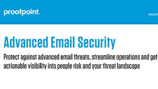 Advanced Email Security solution brief