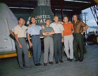 NASA carefully controlled the public image of the Mercury astronauts.