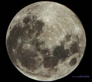 September 2014 Harvest Moon Over Ohio