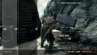 Skyrim armor - Ebony Ingot