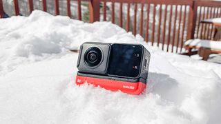 Insta360 One RS in snow