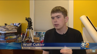 Wolf Cukier, a high school student, recently discovered an alien planet on his third day of a NASA internship. 