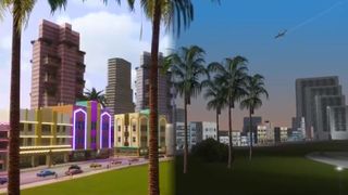 Ocean street in Vice City