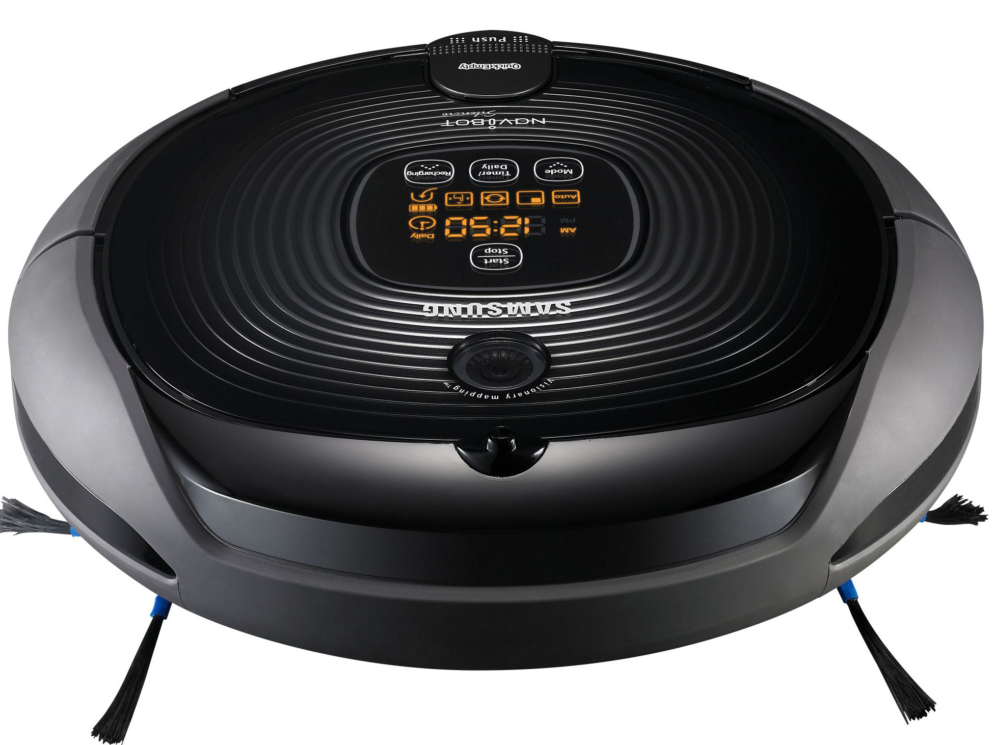 Like a beetle, the Samsung NaviBot Silencio will scurry around your home. Unlike a beetle, it will clean as it goes.