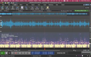 NCH Software WavePad audio editor in action