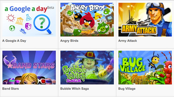 Google Plus Games