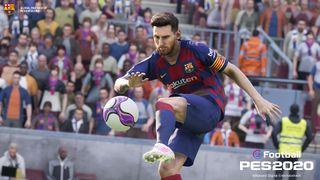 An image of Lionel Messi in eFootball PES 2020