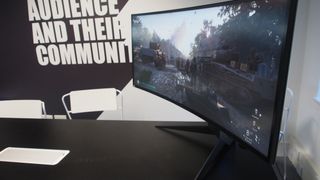 Alienware AW3418DW side view