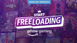 Promo image for free games on Amazon Prime Day that reads 'Start freeloading - prime gaming' 