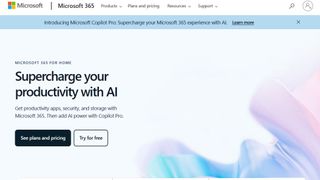 Website screenshot for Microsoft 365