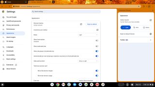 Google Chrome Light and Dark modes