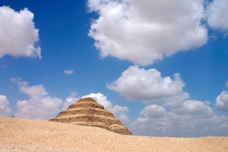 A large stone pyramid found in ancient Egypt