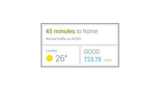 Google Now widget