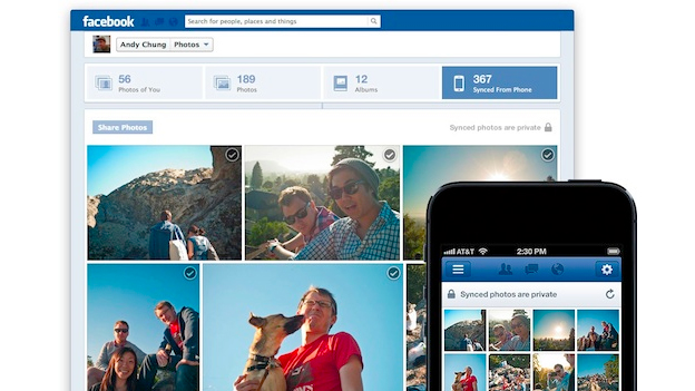 Facebook testing Photo Sync feature with iOS 6 users