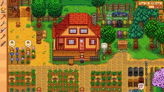 A framer in summer during one of the best games like The Sims, Stardew Valley.