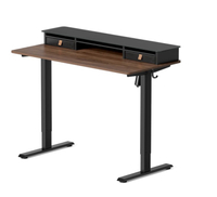 Electric Standing Desk with Glass Top Double Drawers: A fantastic price! was $399.99 now $239.99 with code: BF100