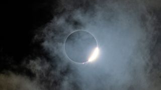 The sun during totality